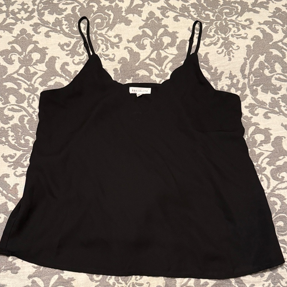 Socialite Black Camisole Top